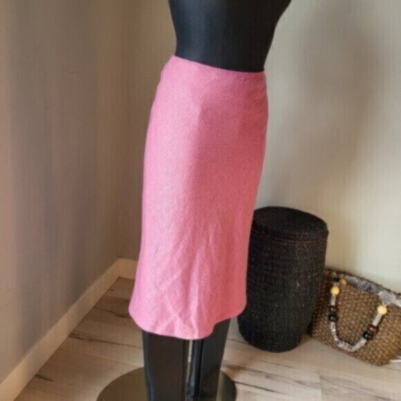 GAP Pink Tweed  Skirt Sz 0 - Picture 6 of 11